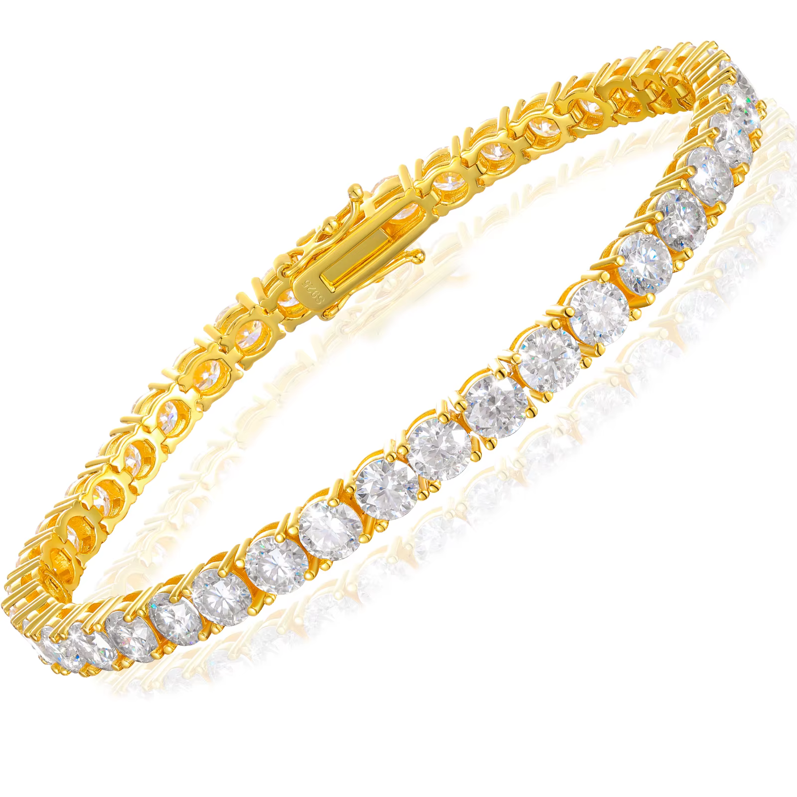 Moissanite tennis bracelet — care and maintenance